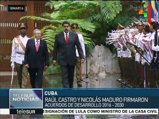 Cuba y Venezuela acuerdan agenda de cooperación bilateral 2016-2030