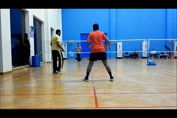 SYED WAQAR MOEEN PLAYING BADMINTON IN LDA LHR