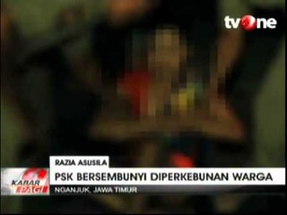 Razia Asusila, PSK Besembunyi di Perkebunan Warga
