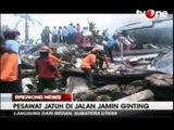 Suasana Lokasi Sesaat Setelah Pesawat Jatuh