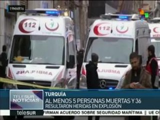 Download Video: Turquía: atentado suicida deja 5 muertos y 36 heridos en Estambul