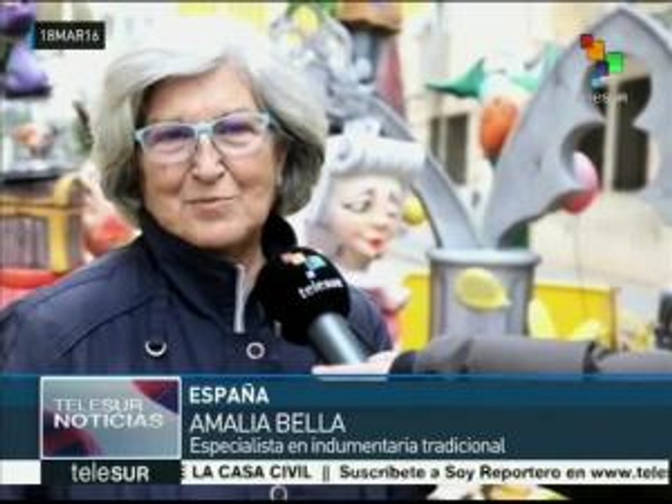 España: Valencia celebra sus fiestas de las fallas