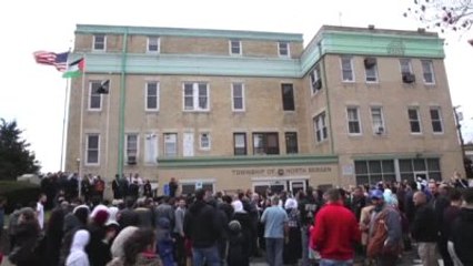 ABD'de Filistin Bayrak Töreni Düzenlendi - New