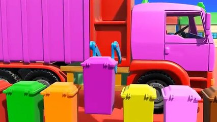 Binkie TV - Garbage Truck - Learn English Colors ¦ For Kids