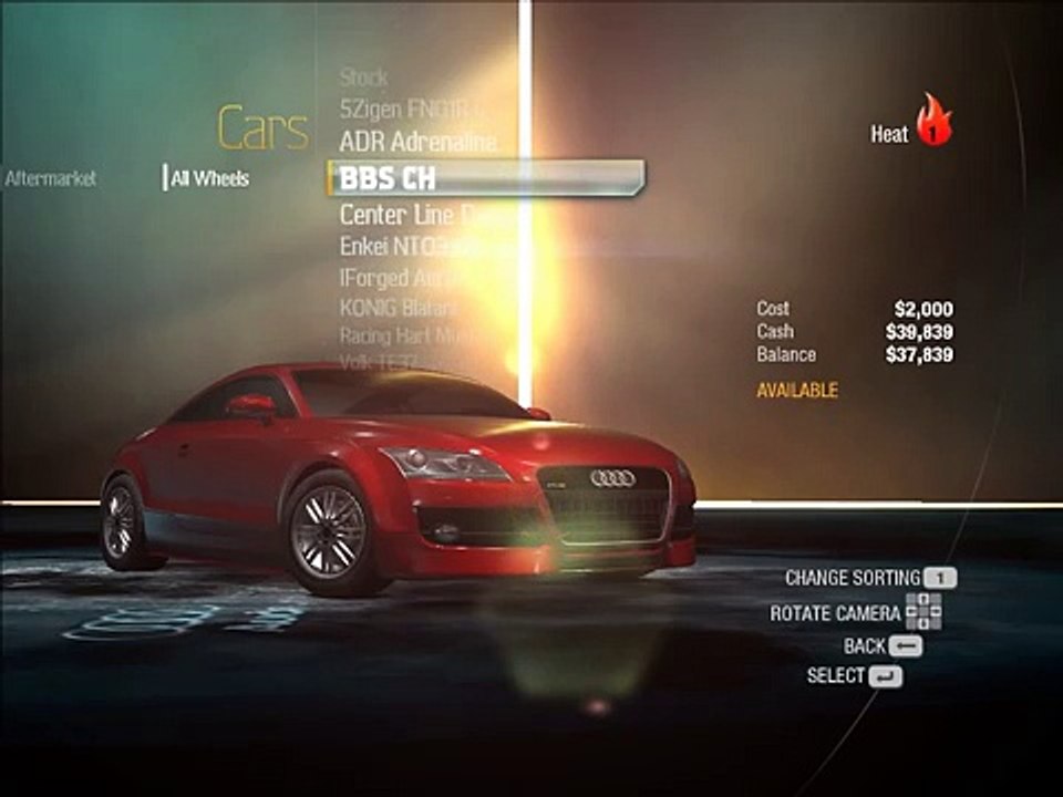 Need For Speed Undercover CustomizationTuning Car