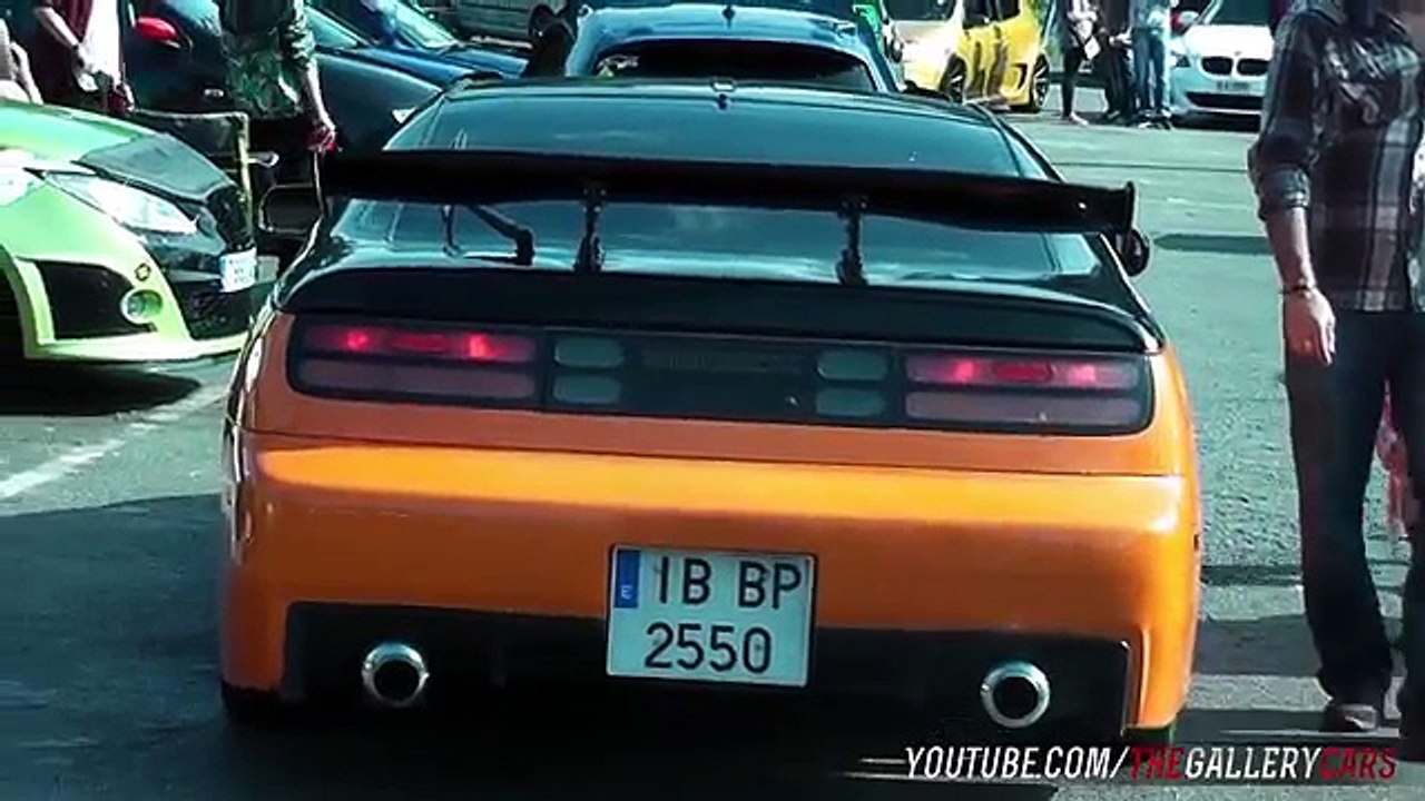 Tuned Cars - Honda CRX,Civic,S15,370z,300zx - Tuning meet JDM Style