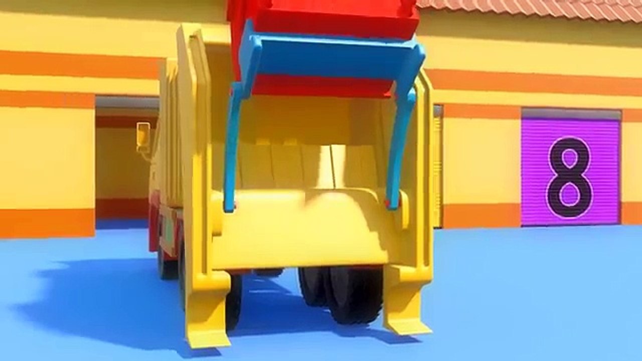 Binkie TV - Learn Numbers - Garbage Truck Videos For Kids