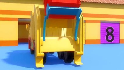 Binkie TV - Learn Numbers - Garbage Truck Videos For Kids