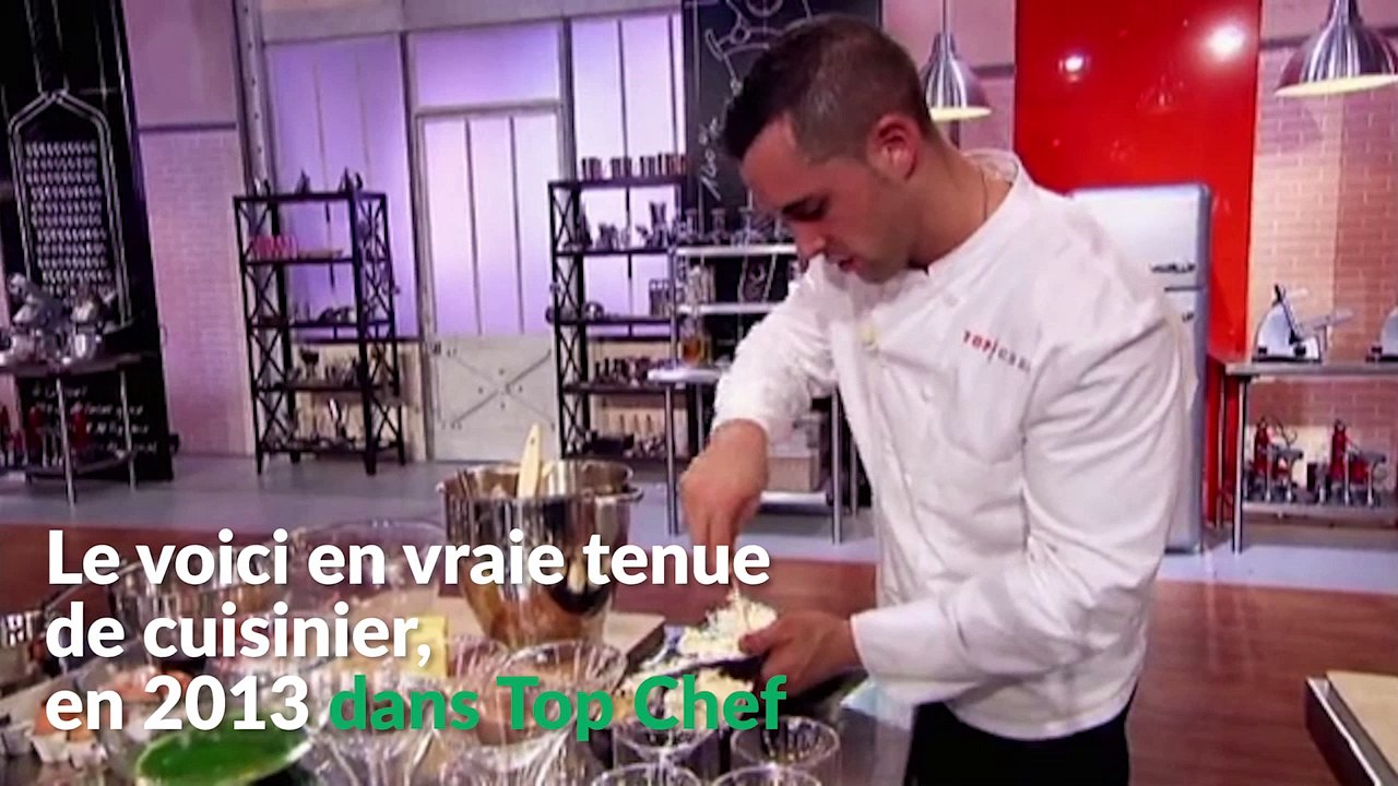 Valentin Néraudeau, ex-candidat de Top Chef, cuisine torse nu