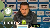 Conférence de presse AJ Auxerre - FBBP 01 (1-2) : Jean-Luc VANNUCHI (AJA) - Hervé DELLA MAGGIORE (BBP) - 2015/2016