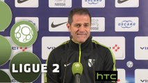 Conférence de presse Paris FC - FC Metz (1-2) : Jean-Luc VASSEUR (PFC) - Philippe  HINSCHBERGER (FCM) - 2015/2016