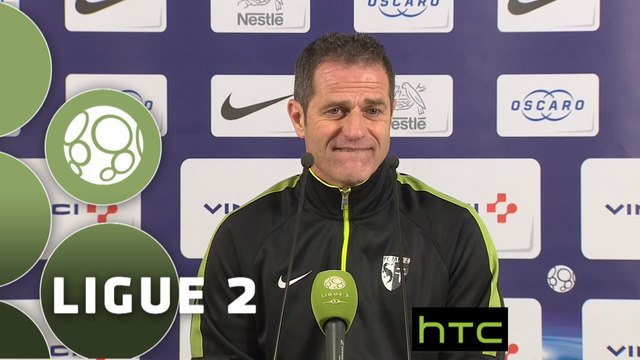 Conférence de presse Paris FC - FC Metz (1-2) : Jean-Luc VASSEUR (PFC) - Philippe HINSCHBERGER (FCM) - 2015/2016
