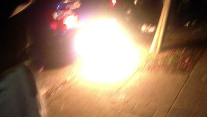 At Paul walker Car Meet (years ago) Evo Backfiring/Flames