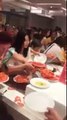 How Chinese People Eat in BUFFET Restaurant