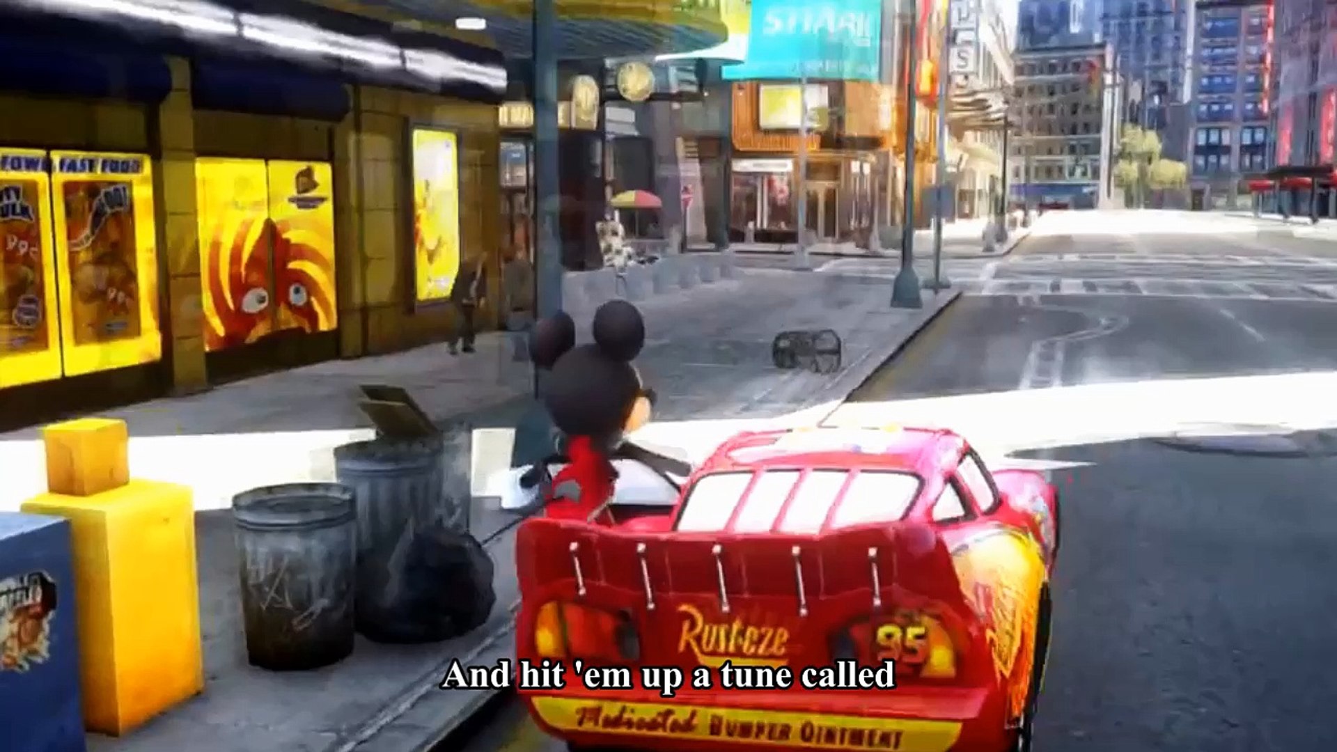 ⁣Spiderman Songs Nursery ♪ Turkey in the Straw ♪  Cars Lightning McQueen
