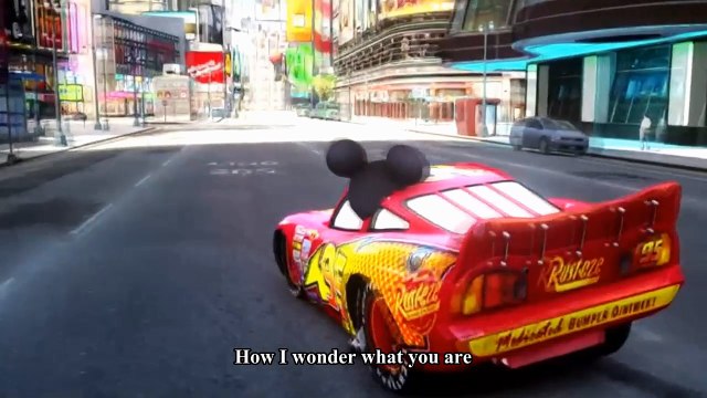 Spiderman Songs Nursery ♪ Twinkle Twinkle Little Star ♪ Cars Lightning McQueen