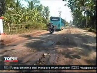 Jalan Alternatif Rusak Menghantui Para Pemudik
