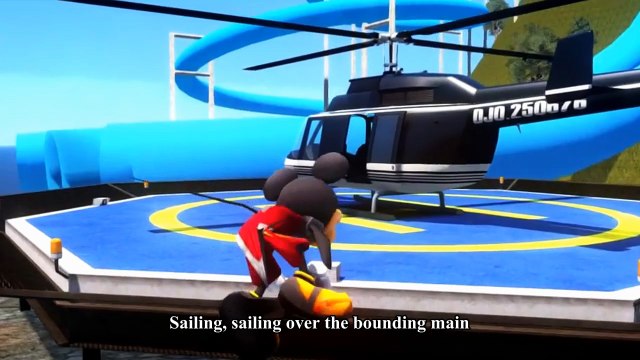 Spiderman Songs Lyrics ♫ Sailing Sailing ♫ Mickey Mouse Disney Cars Lightning