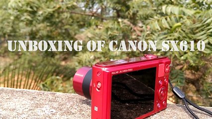 Unboxing and review of canon sx610 in telugu by [TELUGU DROID]