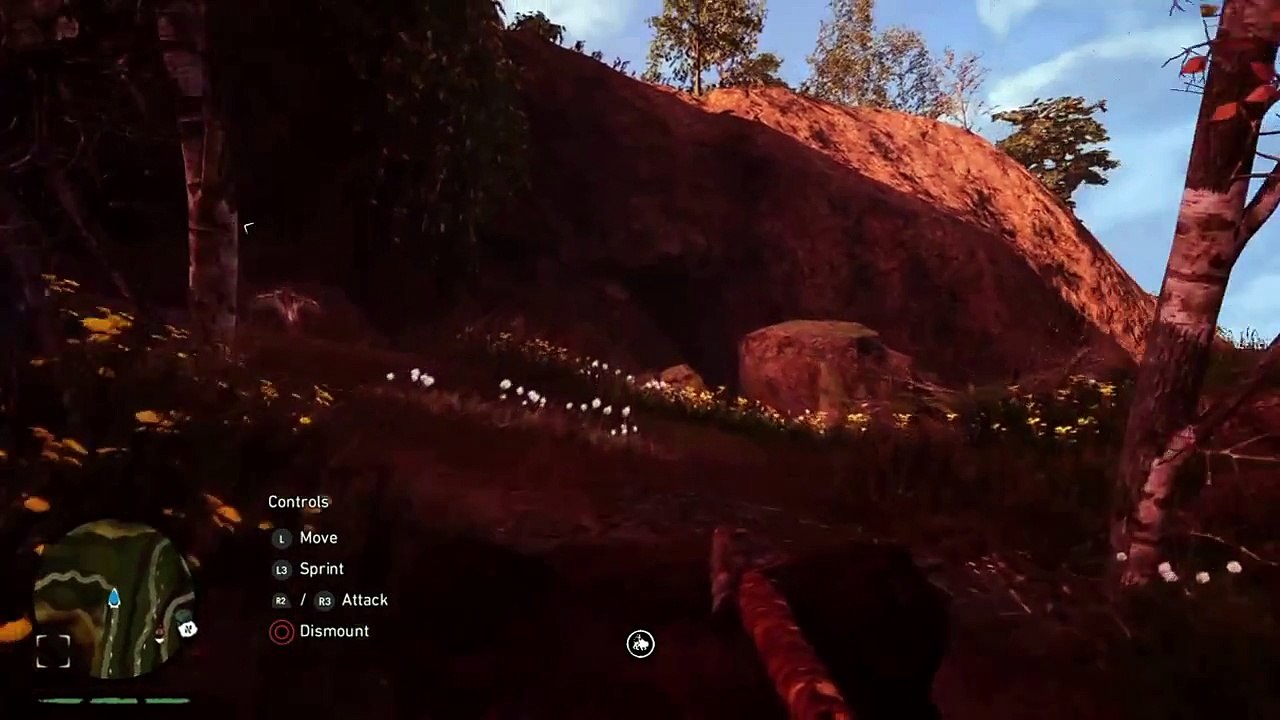 Far Cry® Primal bear riding
