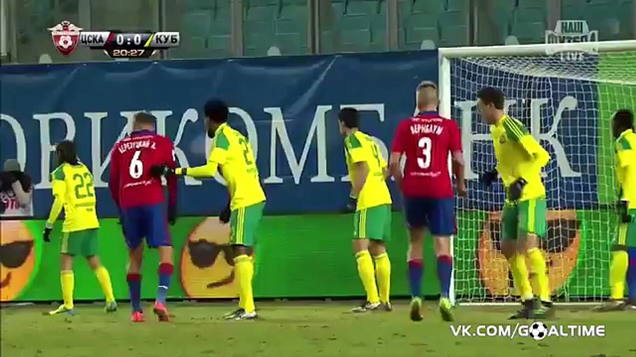 CSKA Moscow 2-0 Kuban Krasnodar Russian Premier League Highlights HD 19.03.2016