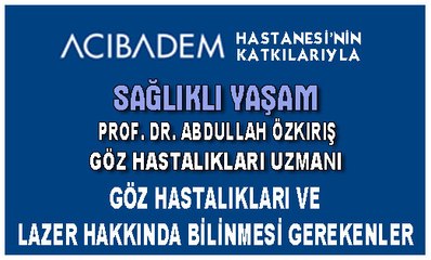 19 MART 2016 SAĞLIKLI YAŞAM PROF. DR. ABDULLAH ÖZKIRIŞ