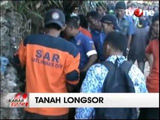 Tebing Karang Longsor Timbun Wisatawan Pantai Sandaran