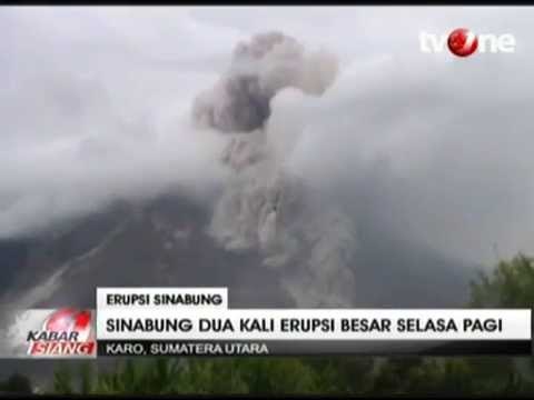 Gunung Sinabung Kembali Mengalami Erupsi Besar