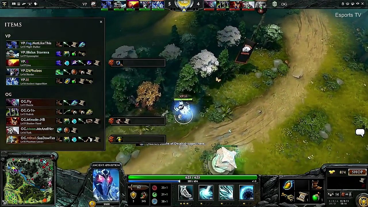 OG vs VP Game 1 | The Frankfurt Major 2015 LB Round 3 | OG DOTA 2 vs Virtus Pro