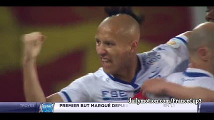Thiago Xavier Goal HD - Caen 0-1 Troyes - 19-03-2016
