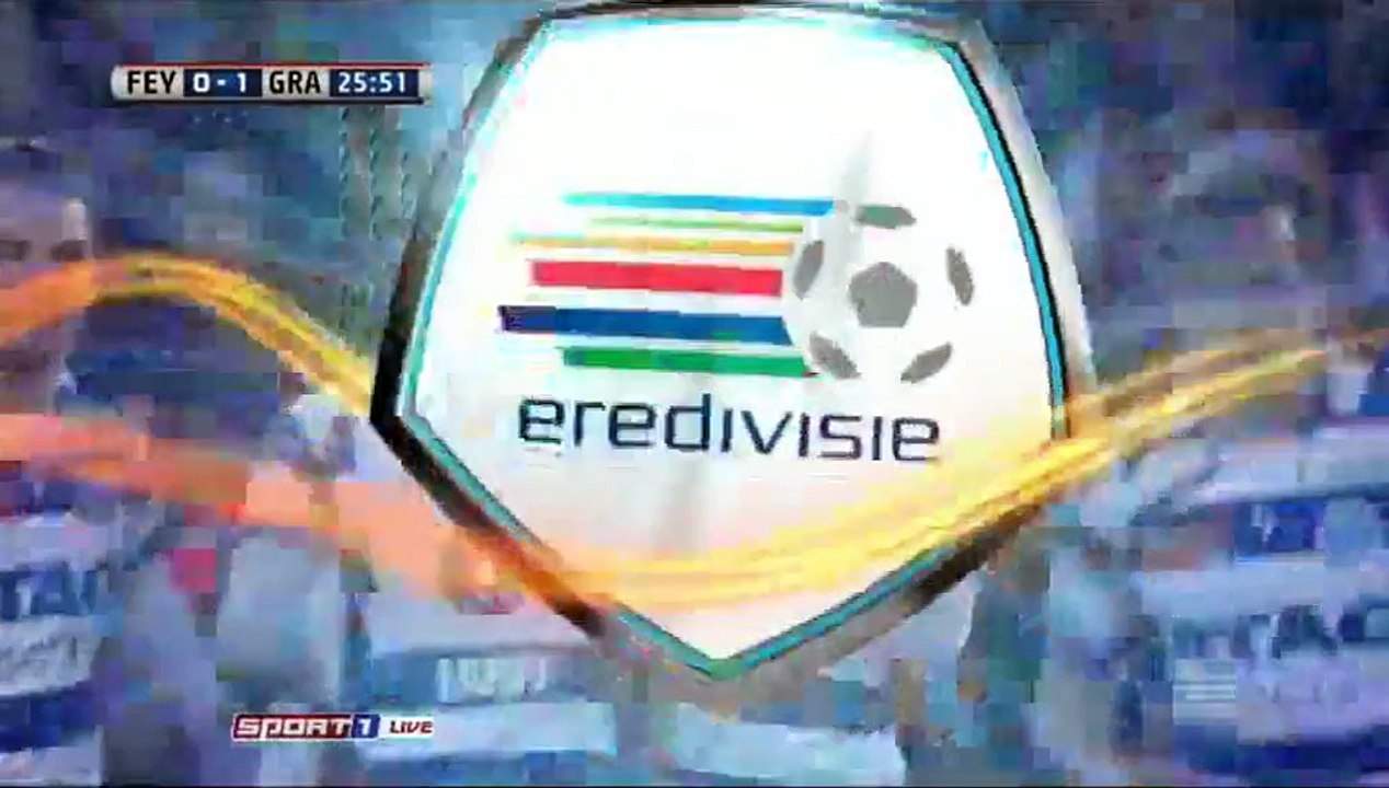 0-1 Robin Pröpper Goal Holland  Eredivisie - 19.03.2016, Feyenoord 0-1 De Graafschap