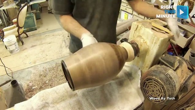 Artist Creates Beautiful Decorative Vases