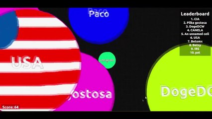 Agario // FAILS POR TODAS PARTES // Gameplay solo
