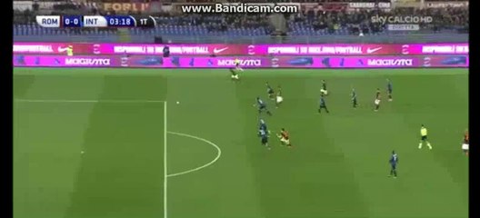 Roma 1st FANTASTIC CHANCE TO SCORE ROMA 0-0 INTER 19-03-2016