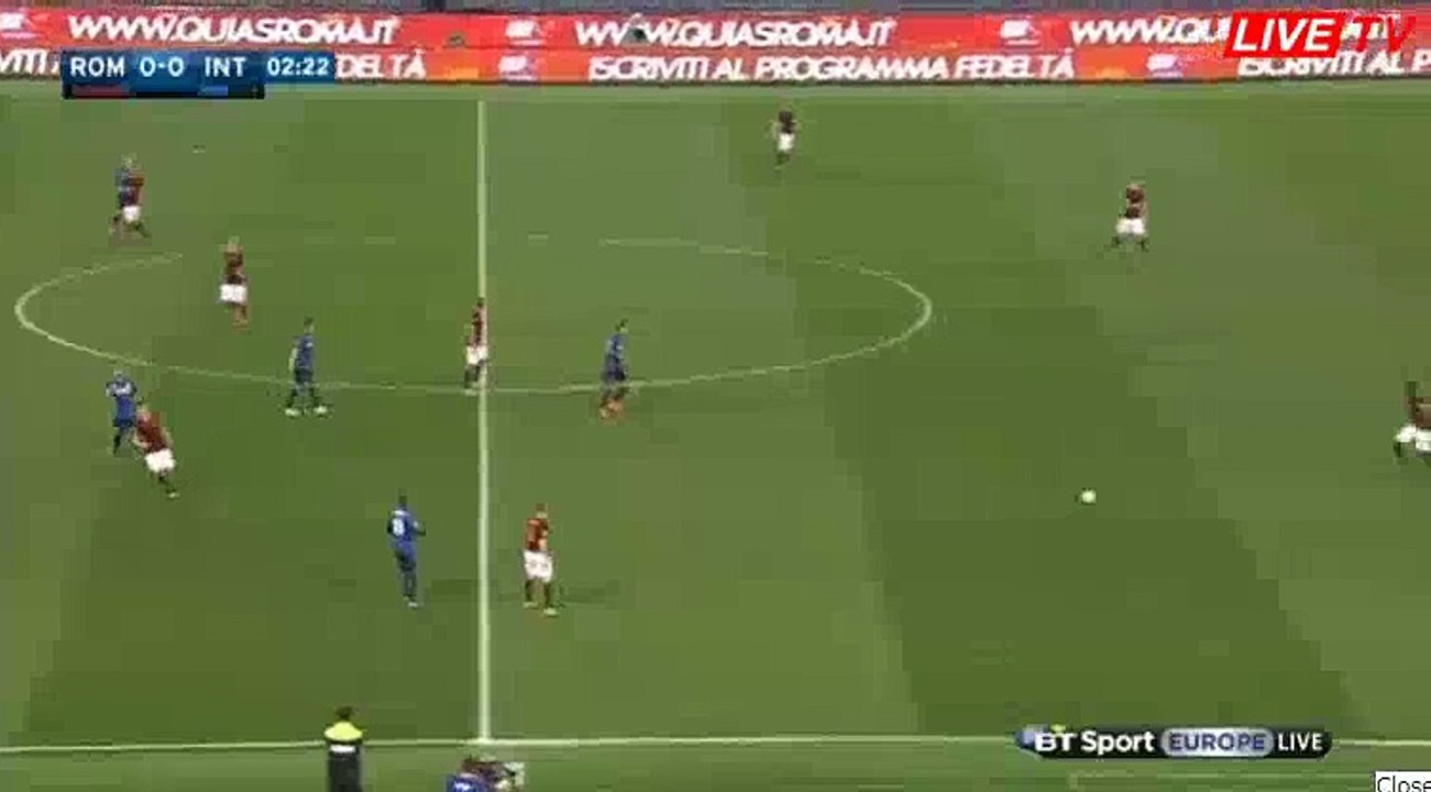 AS Roma TIKA TAKA PASS - roma 0-0 Inter Serie A