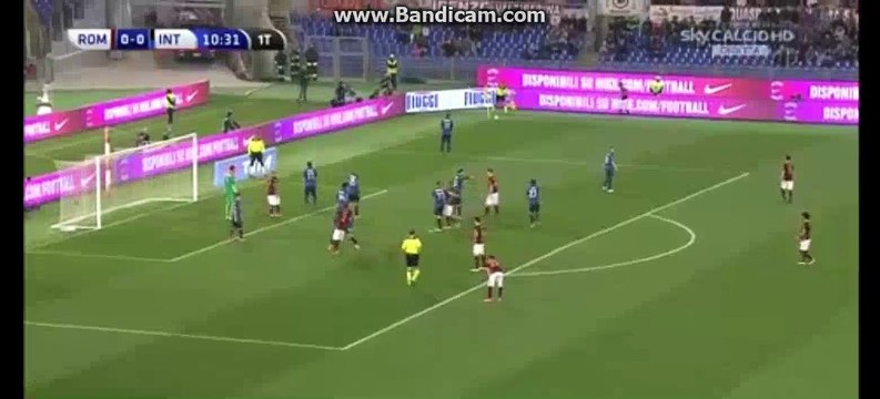 Edin Dzeko Incredible Miss -AS Roma 0-0 Inter 19-03-2016 13-03-2016