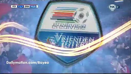 1-1 Michiel Kramer Goal HD - Feyenoord vs Graafschap - 19.03.2016