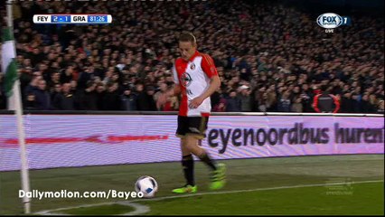 Bouma T. (Own goal) HD - Feyenoord 3-1 Graafschap - 19-03-2016