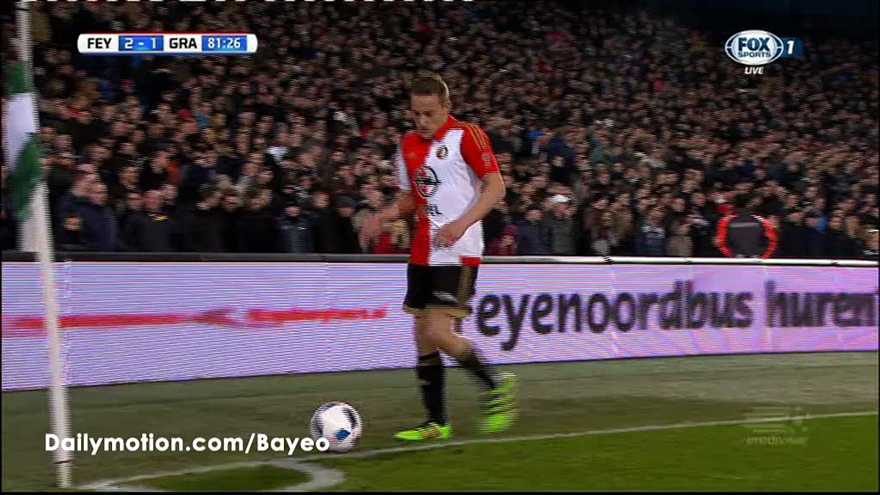 Bouma T. (Own goal) HD - Feyenoord 3-1 Graafschap - 19-03-2016