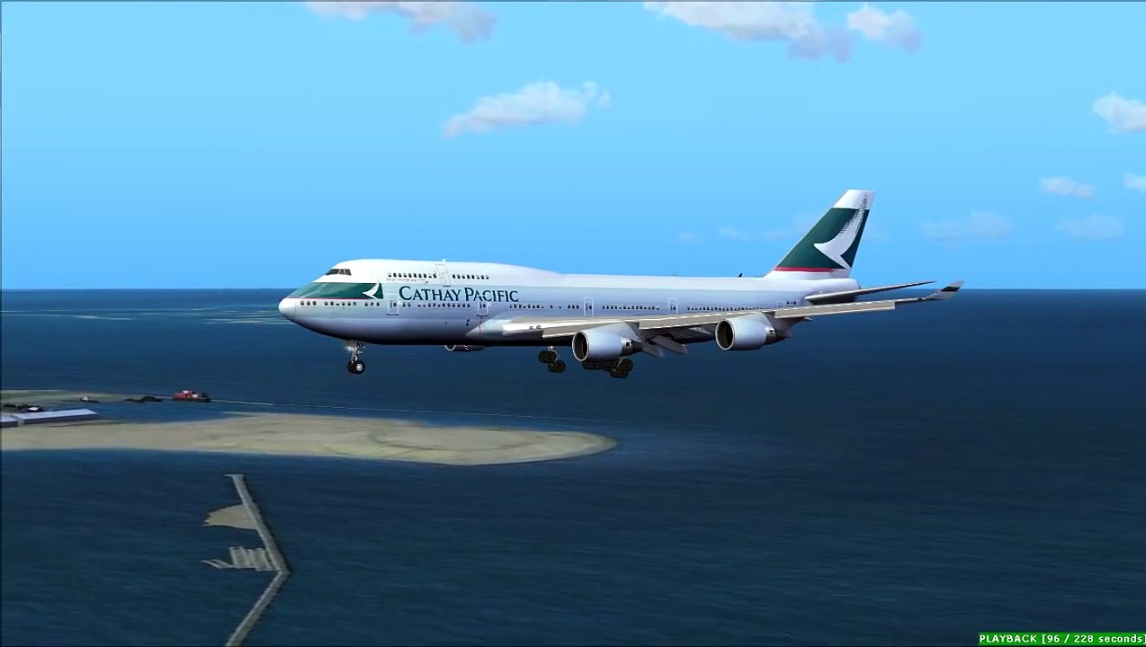 Flight Simulator 2014 || Ultra Graphics || Cathay Pacific 747 [HD]
