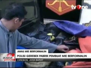 Download Video: Polres Cirebon Berhasil Mengungkap Sindikat Pabrik Mi Berformalin