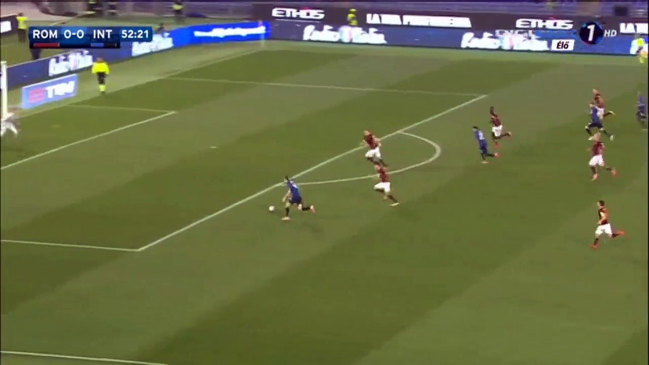 Ivan Perišić 0-1 Goal HD - AS Roma 0-1 Inter Serie A 19.03.2016
