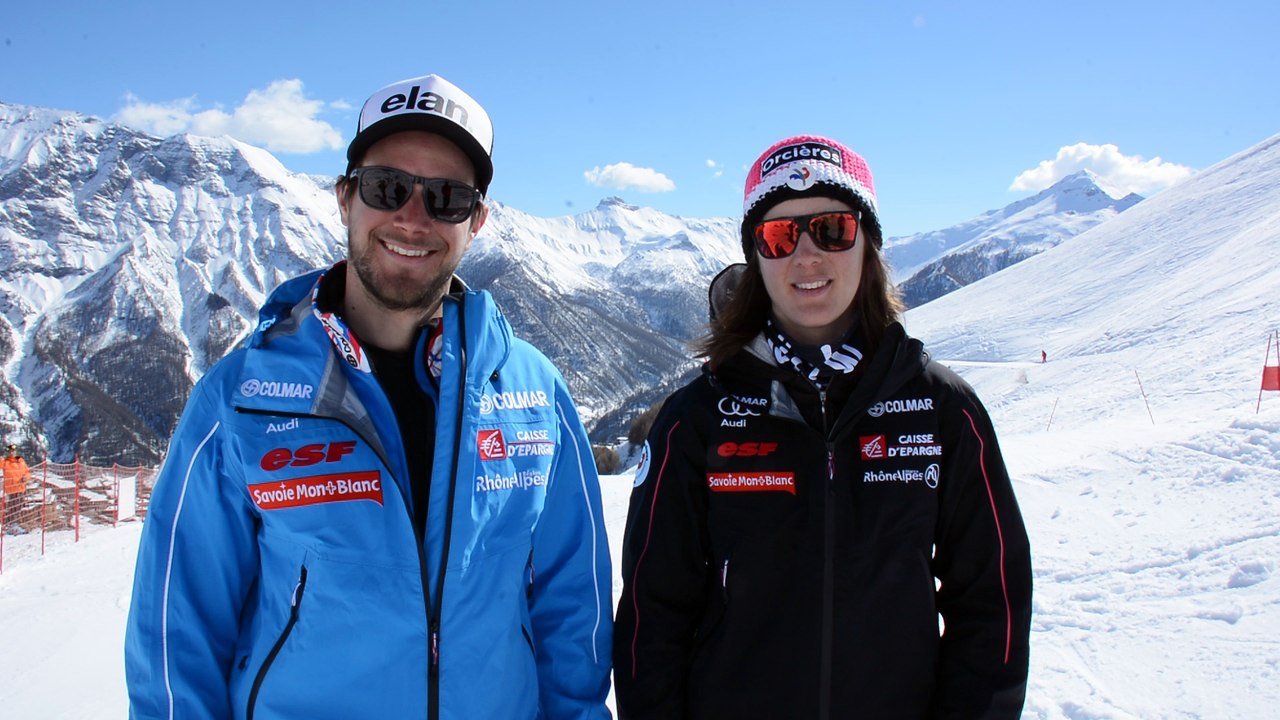 Ski Games : Alizée baron et Sébastien Lepage soutiennent leur club de ski