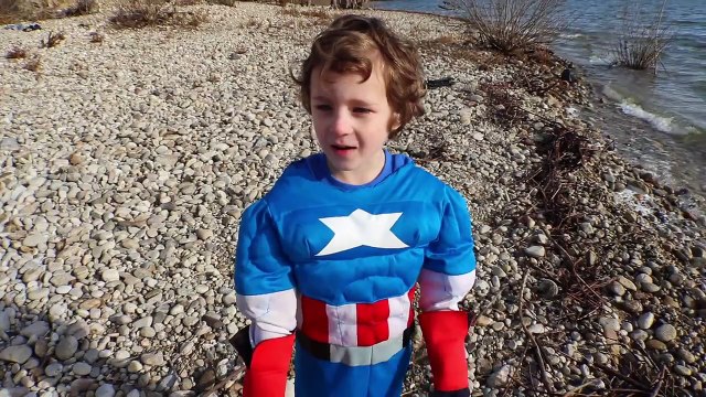 New Little Spiderman & Captain America Vs Venom Vs Supergirl - In Real Life Superhero Battle!
