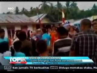 Suami Ditangkap Polisi, Sejumlah Wanita Mengamuk