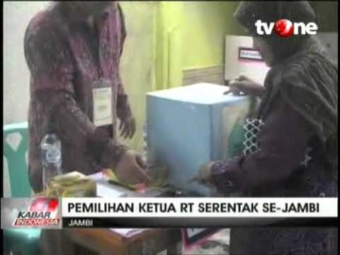 Pemilihan Ketua RT di Jambi Berlangsung Seperti Pilpres