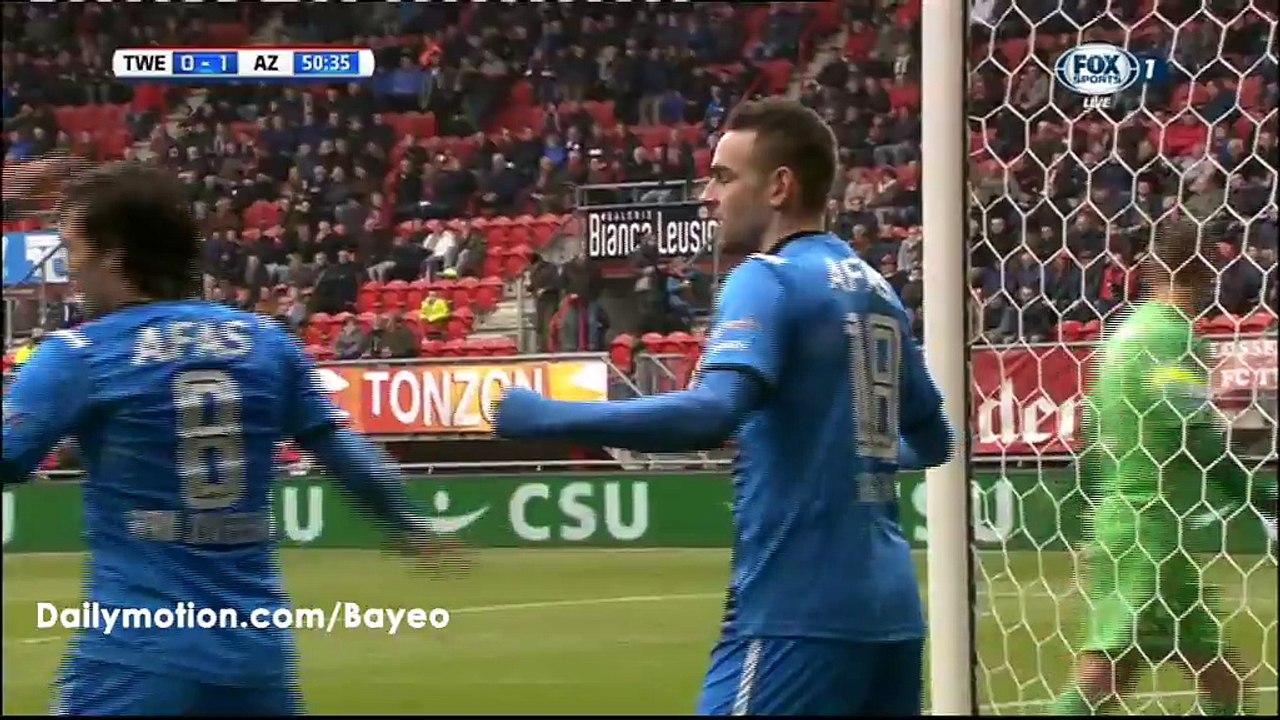 Vincent Janssen Goal HD -Twente 0-1 AZ Alkmaar - 20-03-2016