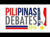 LIVESTREAMING PILIPINAS DEBATES 2016 ROUND 3