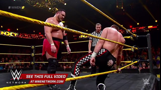 Zayn vs. Joe - Second fall - NXT Championship No. 1 Contender's Match WWE NXT, March 9, 2016