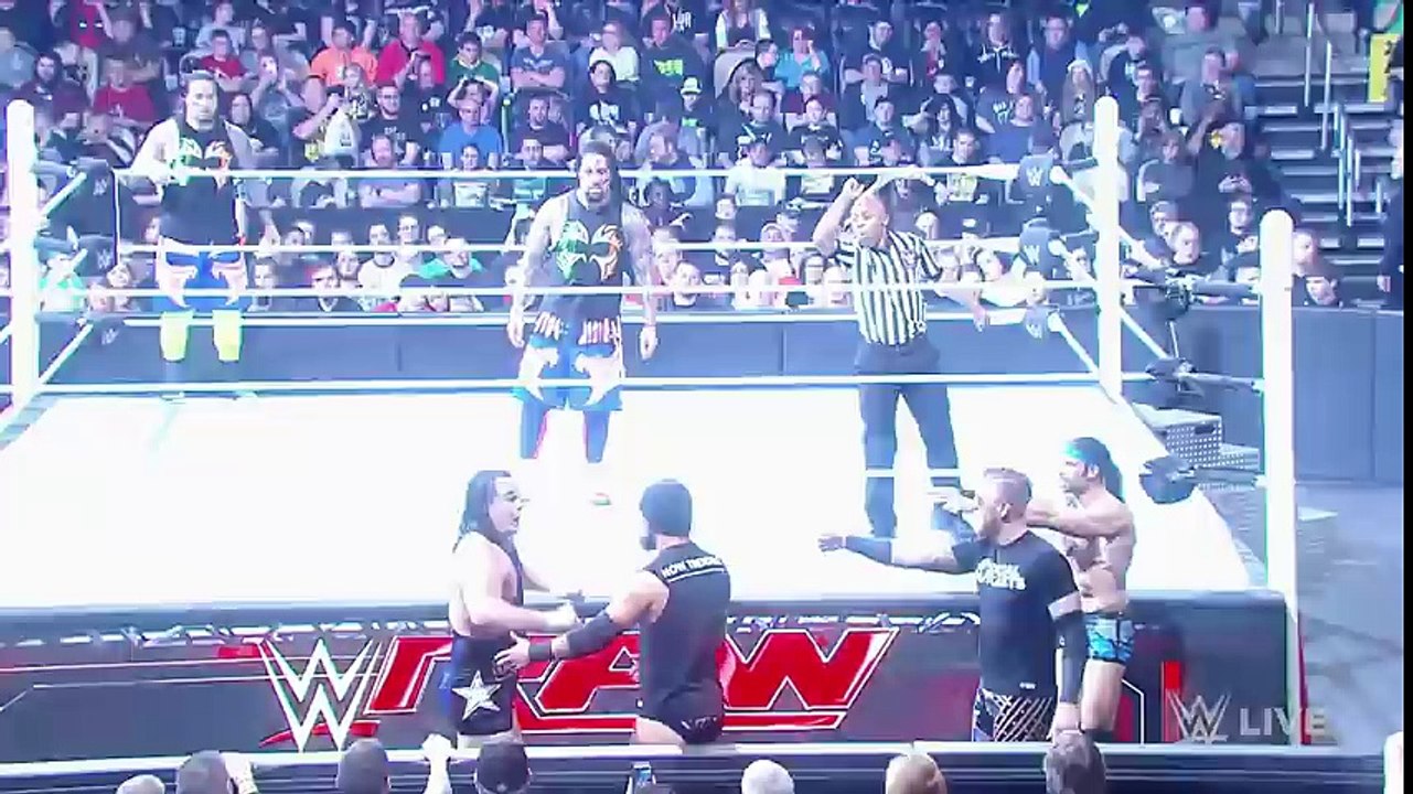 The Usos vs. The Social Outcasts  Raw, March 14, 2016